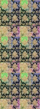 Damask kusursuz yinelenen arkaplan. Gri ve nötr renklerde altın element. Doku arka planında altın duvar kâğıdı. Barok tarzında altın çiçekli süs..