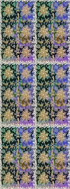 Tekrarlayan elementlerle kusursuz soyut arkaplan. Klasik raster şablonu. Gri, nötr ve altın desenli.