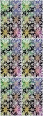 Raster geometrik arka plan. Senin tasarımın için, duvar kağıdı. Gri ve nötr renklerde, altın çiçekli altın desenler. Altın rengi kusursuz illüstrasyon.