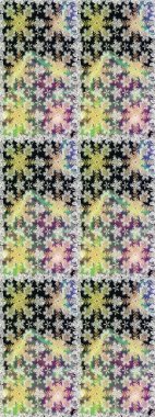 Gri ve nötr renklerde altın elementler. Geleneksel klasik raster altın pürüzsüz desen. Barok tarzında kusursuz bir doğulu süsü..