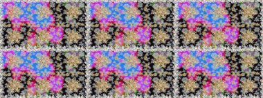 Altın antika ortaçağ dekoratifi, yapraklar ve gri ve nötr renklerde altın desenli süslemeleri olan dikişsiz bir şablon. Kusursuz kraliyet lüksü, altın barok kumaş rengi..