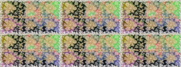 Raster oryantal süs. Tarafsız ve gri renklerde altın elementlerle kusursuz desen. Kusursuz altın desen.