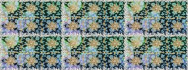 Doğu tarzı arabesk. Raster illüstrasyonu. Raster altın desen. Altın elementli nötr ve gri renkler. Kusursuz altın desenli bukleler..