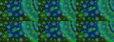 Raster çiçek desenli çiçek deseni, yapraklar, dekoratif elementler, sıçrama, lekeler, el çizimi kontur çizgileri ve Doodle çizim stili, grafik raster çizim çizimi.