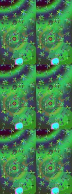 Küçük çiçekte güzel bir çiçek deseni var. Raster deseni. Çiçekli çiçek deseni, suluboya..