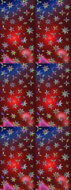 Yatak çarşafları, ceket, paket tasarımı, kumaş ve moda kavramları için tekstil baskısı. Çiçekleri, deniz kabukları, mandalaları ve suluboya efektleriyle donanma geçmişi. Çizim kalıbı etnik tasarım.