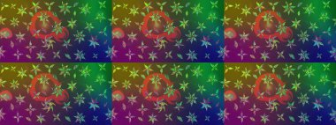 Kartlar, davetiyeler, tarih kartları ve daha fazlası için kullanılabilir. Raster şirin suluboya çiçek desenleri çiziyor. Büyük bir suluboya çiçek seti..