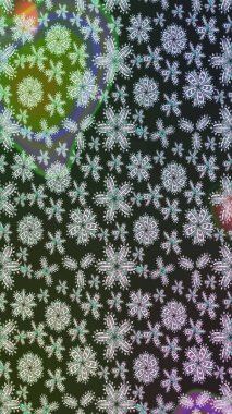 Çok renkli, zarif küçük çiçekler ve gri renkli komik böcekler, raster desen, illüstrasyon.