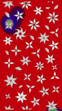 Eskiz Vintage Çiçek Deseni. Raster Kalça dokusu deseni.