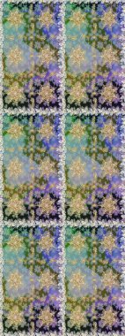 Klasik raster sarısı, kusursuz desen. Çiçek süsü kumaş deseni, cam, çiçek desenli metal gri ve nötr renklerde altın elementler..