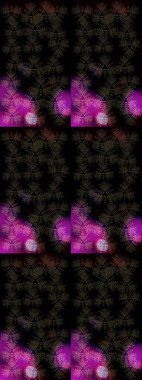 Kumaş veya Duvar Kağıdı Tasarımı. Tekstil için Lacy Fashion Print. Raster illüstrasyonu. Mandalas 'ın dekoratif dokusu. Stilize Çiçekler. Lace Snowflakes 'in etnik kökü. Halk Biçimi.