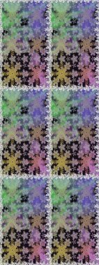 Kına dövmeli süs çiçekleri, altın çıkartmalar, mehndi ve yoga tasarımı, kartlar ve parmak izleri. Gri ve nötr renklerde desen. Raster altın mehndi kusursuz desen.