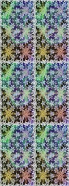 Şık bir grafik desen. Çiçek deseni. Kusursuz raster arka plan. Duvar kâğıdı barok, İspanyol kumaşı. Gri ve nötr renklerdeki altın elementler.