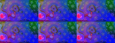 Sketch Floral Pattern in Raster illustration. Fancy fabric pattern. Colour Spring Theme sketch pattern Background. Flat Flower Elements Design.