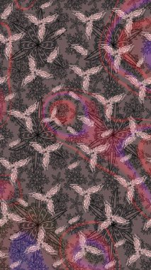 Paisley el çizimi elementler. Ev dekoru. Fantezi çiçekli eskiz deseni, doğal duvar kağıdı, çiçek desenli kıvrımlı illüstrasyon.