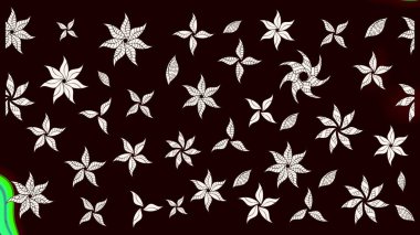 Raster illüstrasyonu. Tekstil veya kitap kapakları, imalat, duvar kağıtları, baskı, hediye paketi ve yapıştırma kitabı için çiçek eskizi geçmişi. Küçük ölçekli çiçeklerdeki basit sevimli desen.