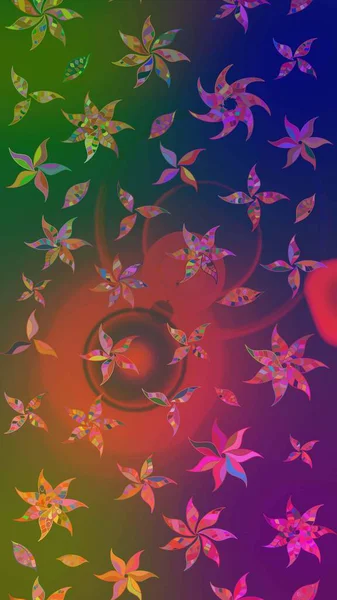 Çiçekli eskiz arkaplanı. Çocuk stili. Renkli Bahar Teması eskiz kalıbı. Düz Çiçek Elementleri Tasarımı.