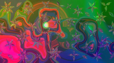 Suluboya çizim kalıbı. Dekorasyon ve tasarım için güzel bir desen. Moda baskısı. Çiçeğin suluboya çizimlerinin mükemmel deseni. Eski model. Raster illüstrasyonu.