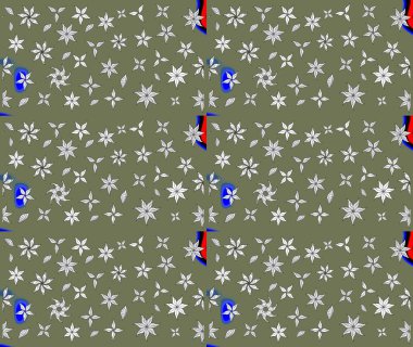 Yatak çarşafları, ceket, paket tasarımı, kumaş ve moda kavramları için tekstil baskısı. Çiçekleri, deniz kabukları, mandalaları ve suluboya efektleriyle donanma geçmişi. Çizim kalıbı etnik tasarım.