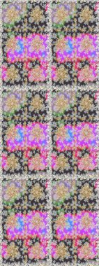 Kusursuz altın desen. Gri ve nötr renklerde altın desenler ve altın elementler. Raster doğulu süsü.