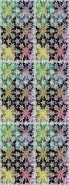 Raster. Gri renklerde, altın elementlerle kusursuz desen. Hassas altın deseni açın. Doğu tarzı arabesk. Kusursuz altın desenli bukleler. Parlak dantel, stilize çiçekler, şal desenli.