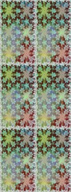 Seamless classic raster golden pattern. Classic vintage background. Traditional orient ornament. Raster illustration. Seamless pattern on neutral and green colors with golden elements.