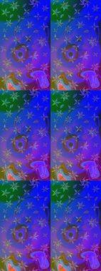 Klasik tropikal doğal elementlerin suluboya seti. Egzotik çiçekler, mor ve mavi renkler üzerine botanik, parlak klasik doğa. Raster illüstrasyonu.