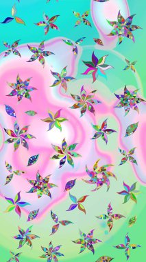 Şekil verilmiş çiçeklerle eskiz deseni. Süslü zentangle çizim dokusu, soyut çiçeklerle süslenmiş. Çiçek deseni duvar kağıdı, şablon dolguları ve web sayfası arkaplanı için kullanılabilir.