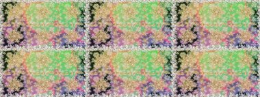 Tarafsız ve bej renklerde altın elementlerle kusursuz desen. Kusursuz altın desen. Raster doğulu süsü.