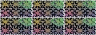 Gri ve nötr renklerde altın elementli pürüzsüz desen. Şam tasarım için kusursuz desen.