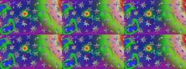 Fantezi çiçekli eskiz deseni, doğal duvar kağıdı, çiçek desenli kıvrım çizimi. Paisley el çizimi elementler. Ev dekoru.