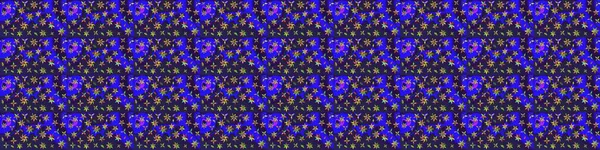 Mavi ve menekşe renginde çiçekler olan çiçek deseni çiz. Suluboya tarzında mavi ve mor renkte çiçekler.