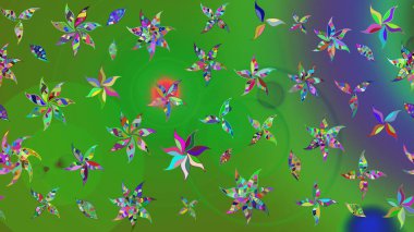 Renkli çiçekler. Yumuşak, yaz çiçekli arka plan. Raster çiçek desenli ve çiçekli..