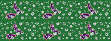 Suluboya, elle çizilmiş. Raster hisseleri. Eskiz arkaplan modeli. Çiçekler yeşil ve nötr.