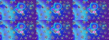 Raster stili kumaş deseni. Çiçekler suluboya çizim deseni.