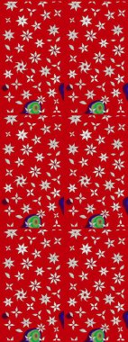 Halk tarzı. Parlak renkli çiçekli ve kırmızı yapraklı harika bir çiçek deseni. Modern çiçek arkaplanı. Moda baskıları için zarif bir şablon.