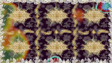 Patina. Kahverengi renkli ve altın elementli desen. Oyma. Altın kaplamalı kahverengi zemin. Lüks mobilyalar. Küçük bir alan derinliği. Klasik mobilya tarzı. Kusursuz ahşap oymacılığı.