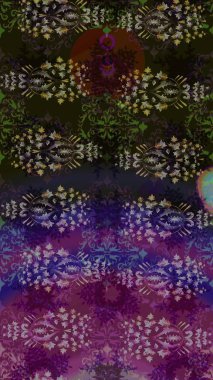 El çizimi Raster çizimi. Çizim çiçek deseni duvar kağıdı, web sitesi arka planı, ambalaj kağıdı, davetiye, broşür, afiş veya web sitesi için kullanılabilir. Karalama elementleri.