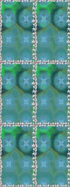 Raster düz çiçekleri pürüzsüz desen. Hediye ambalaj kağıdı, tebrik kartları, posterler ve pankart tasarımı. Renkli çiçekler.