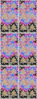 Tarafsız ve gri renklerde, altın elementli klasik, pürüzsüz desen. Raster illüstrasyonu.