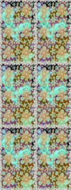 Tarafsız, kahverengi ve altın desenli. Klasik raster şablonu. Tekrarlayan ögelerle kusursuz soyut arkaplan.