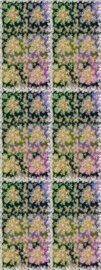 Paisley 'ler zarif çiçek desenli arkaplan duvar kâğıdı çizimleri. Klasik stil, güzel, üç boyutlu sanat eseri, altın ve gri desenli çiçek yaprakları ve süslemeleri var..