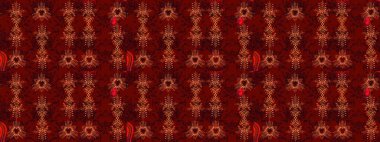 Soyut kar taneleri arkaplanda izole edilmiş düz dizayn. Kar taneleri deseni. Kar tanesi rengarenk desen. Raster illüstrasyonu. Raster kar taneleri arkaplanı.