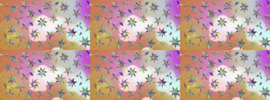 Doodle çiçekler ve dalları, otlar ve çiçekler. Elle çizilmiş. Raster resim. Güzel kumaş deseni.