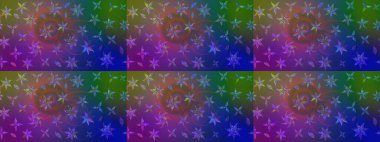 Çiçek arkaplan. - Mavi ve mor çiçekler. Çiçek kolajı. Çiçek kompozisyonu. Doğa. Raster deseni. Küçük çiçekte güzel desen var..