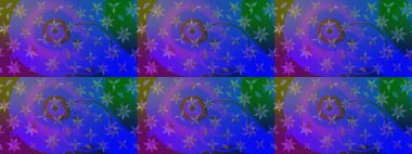 Raster çiçek desenli çiçek deseni, yapraklar, dekoratif elementler, sıçrama, lekeler, el çizimi kontur çizgileri ve Doodle çizim stili, grafik raster çizim çizimi.