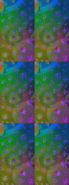 Çizim çiçek deseni duvar kağıdı, web sitesi arka planı, ambalaj kağıdı, davetiye, broşür, afiş veya web sitesi için kullanılabilir. El çizimi Raster çizimi. Karalama elementleri.