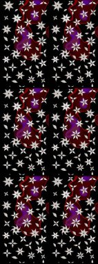 Çiçek deseni duvar kağıdı, desen dolguları ve web sayfası arka planı için kullanılabilir. Süslü zentangle çizim dokusu, soyut çiçeklerle süslenmiş. Şekillendirilmiş çiçekli çizim deseni.