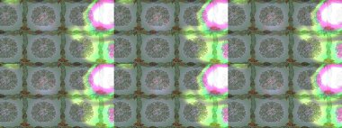 Renkli elementlerle Raster ilginç desen.