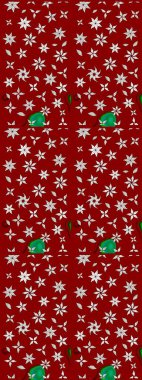 Hediye ambalaj kağıdı, tebrik kartları, posterler ve pankart tasarımı. Kırmızı ve nötr renklerde çiçekler. Raster düz çiçek çizim deseni.